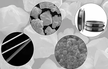 Insumos de metalización W y Mo